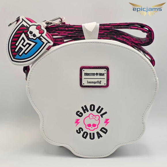 Loungefly Monster High Skullette Figural Crossbody Bag with Coin Bag New - Picture 3 of 8